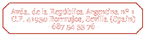 Dirección de los apartamentos o pisos en alquiler en Sevilla
