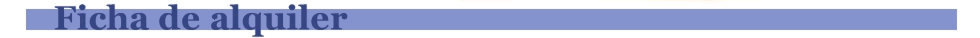 Ficha con la información de las características del alquiler de apartamentos en Sevilla, en la zona del Aljarafe